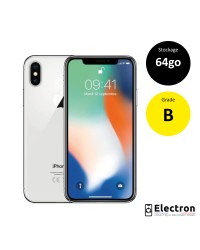 iPhone X silver 64 GO Grade B